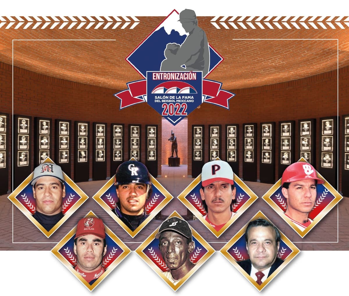 La generación 2022 del Salón de la Fama del Beisbol Mexicano
