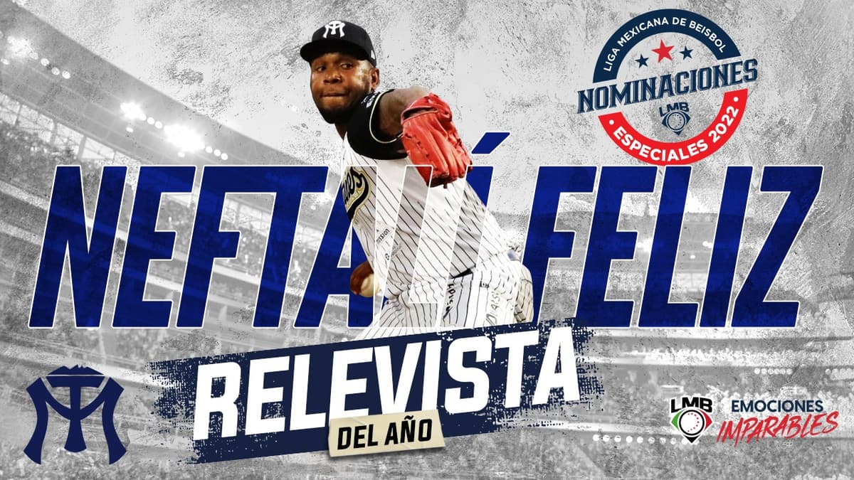 Neftalí Feliz es electo el Relevista del Año 2022 de la LMB