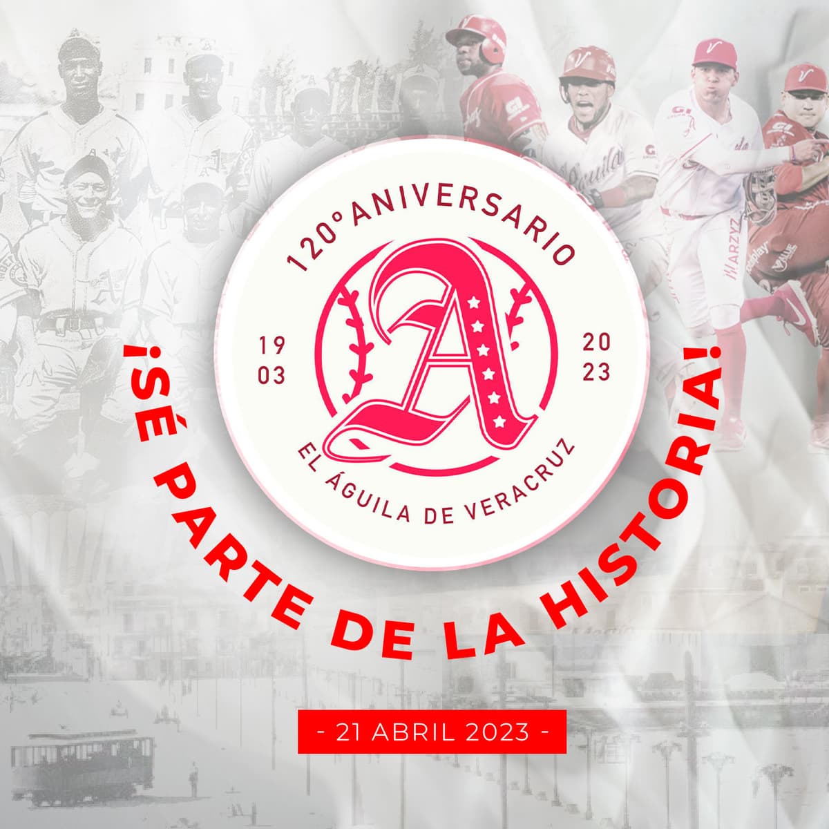 El Águila de Veracruz presenta logo del 120 aniversario