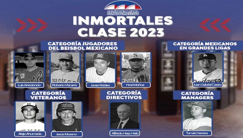 Los Nuevos Inmortales del Salón de la Fama del Beisbol Mexicano