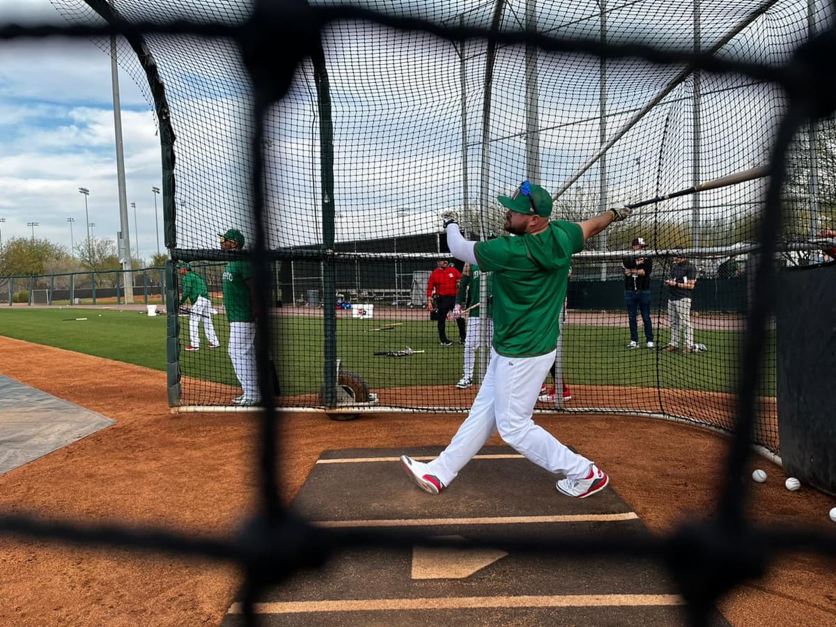 Primer día de entrenamiento de la Selección Mexicana de Beisbol