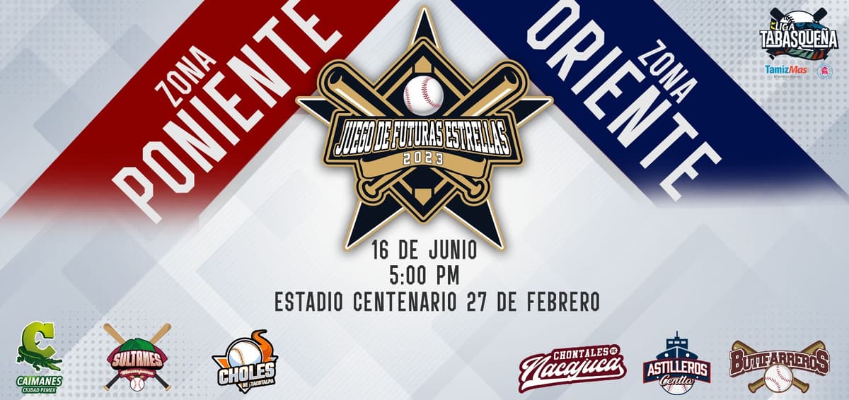 Realizará Liga Tabasqueña el “Juego de Futuras Estrellas”