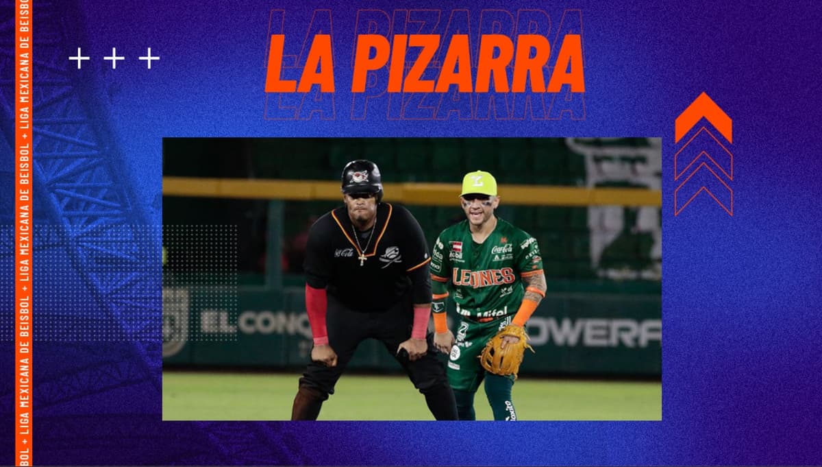 La Pizarra: Acciones del sábado en la LMB
