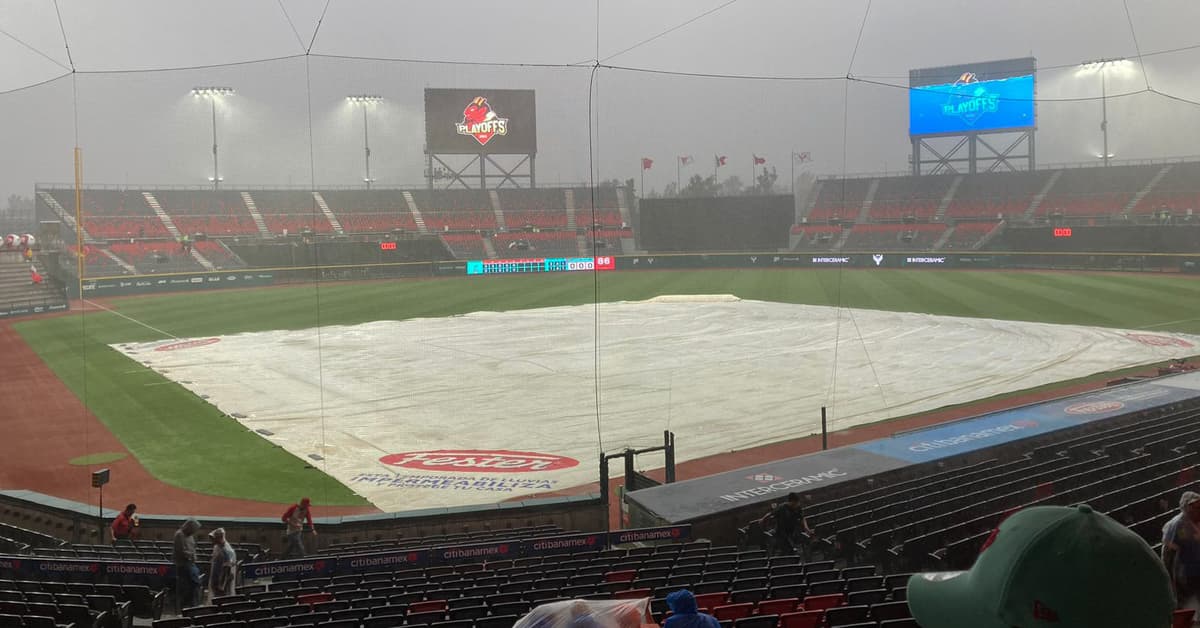 LMB: Suspendido por lluvia el Juego 2 de la Serie de Zona entre Pericos y Diablos Rojos