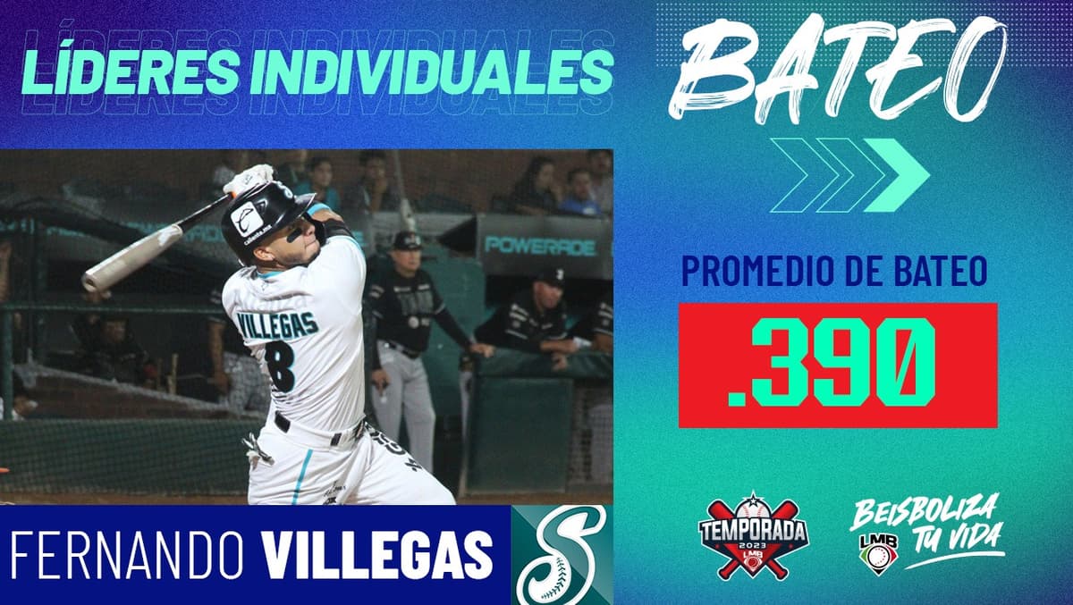 LMB: Fernando Villegas se corona campeón de bateo
