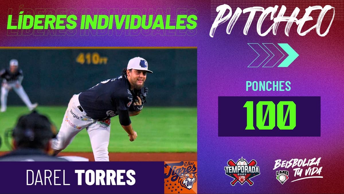 LMB: Darel Torres es el rey del ponche