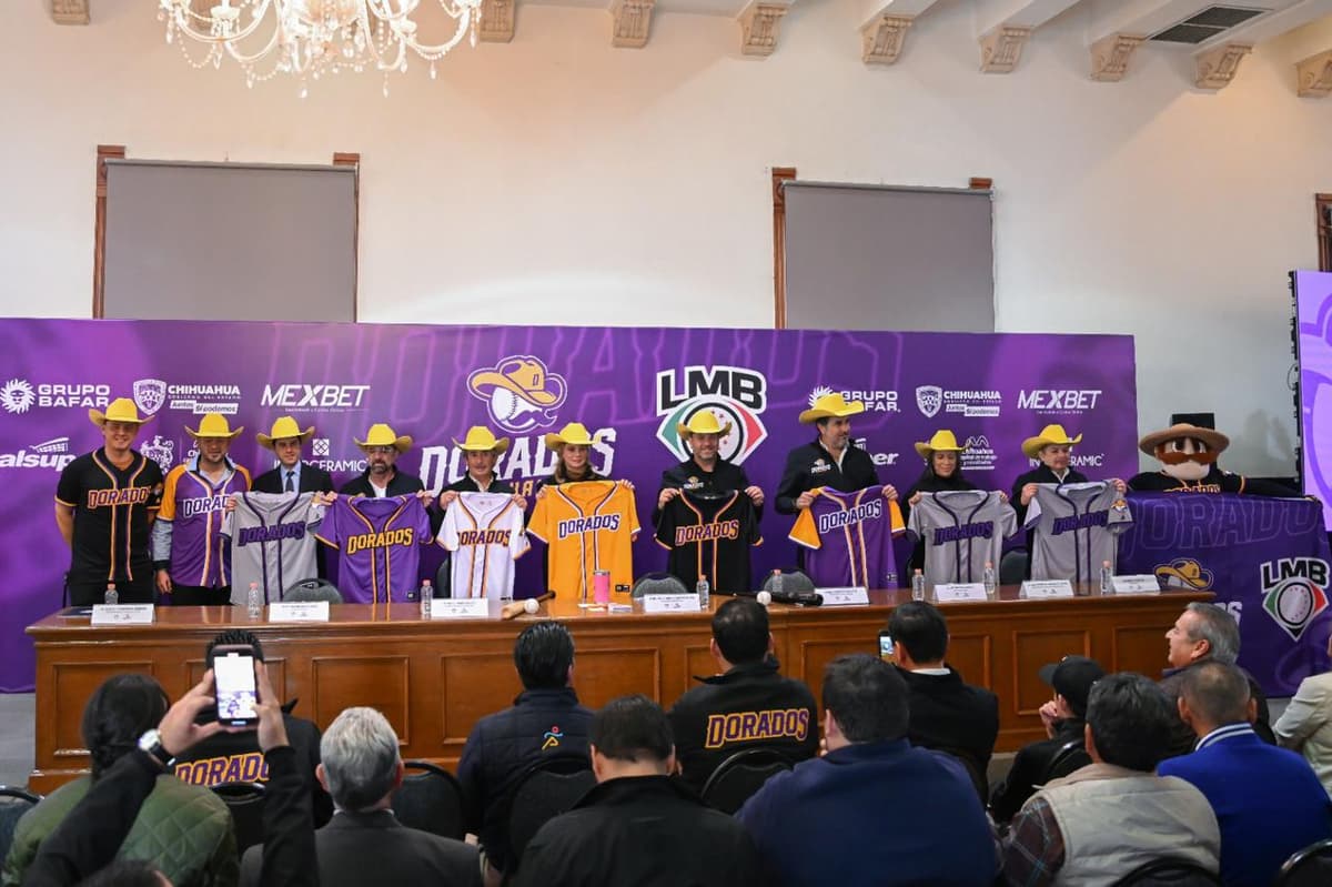Presentan a Dorados De Chihuahua en la Liga Mexicana De Beisbol