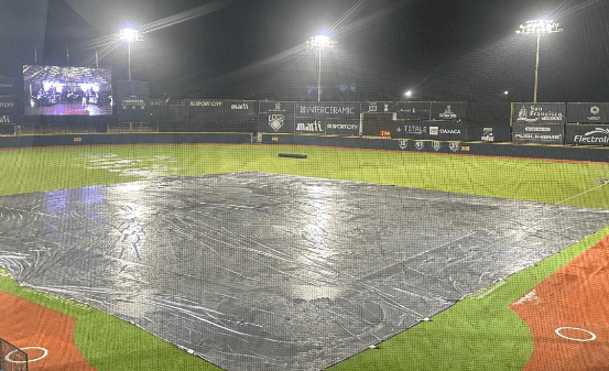 Lluvia impide culminar serie ante Leones y Guerreros