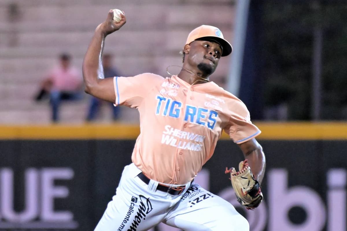 Tigres blanquea a Olmecas en Lunes beisbolero