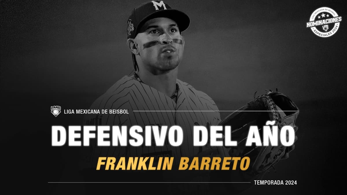 Franklin Barreto es el Defensivo del Año en la LMB