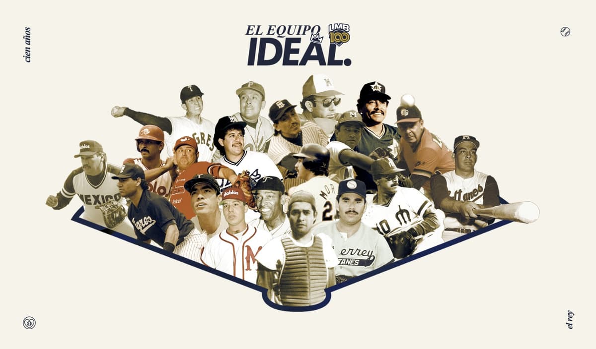 El Equipo Ideal del Centenario de la Liga Mexicana de Beisbol