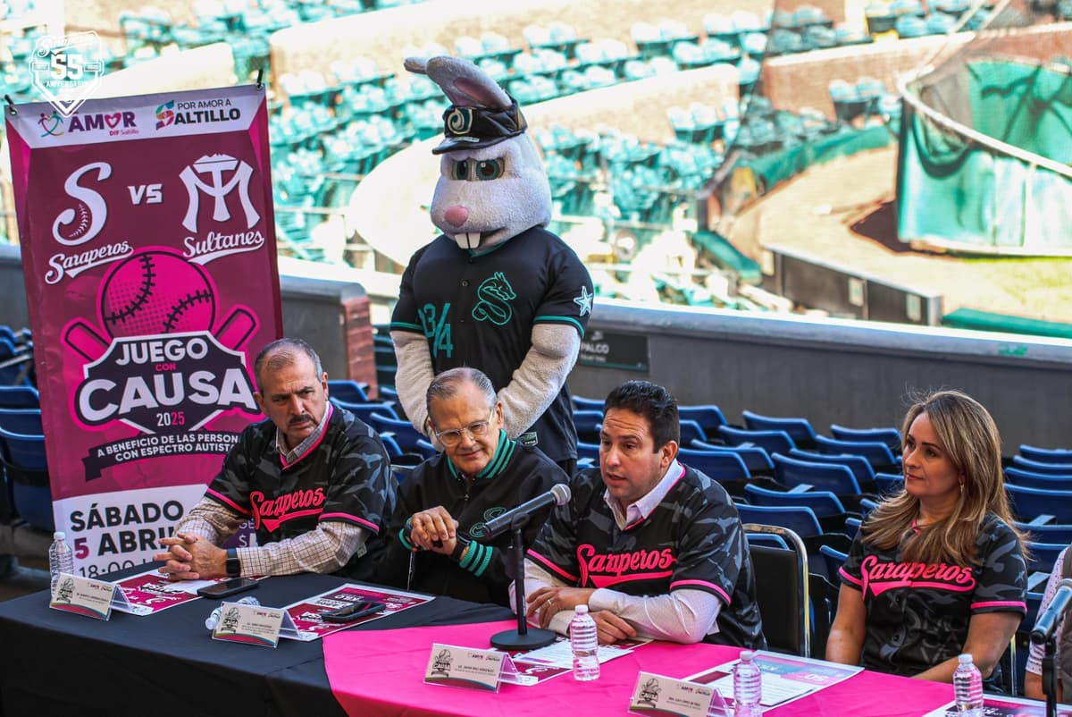 Saraperos recibirán a Sultanes en juego con causa a beneficio del DIF Saltillo