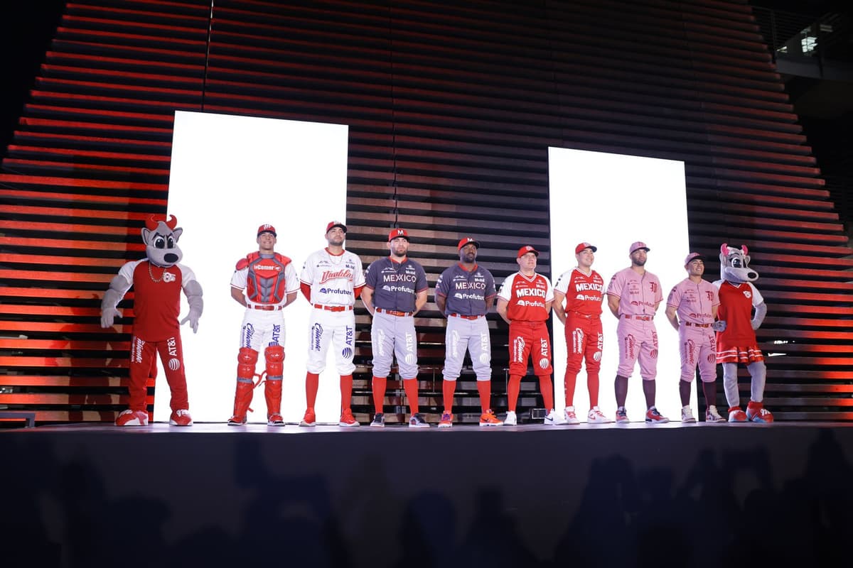 Diablos Rojos presentan sus uniformes para la temporada 2025