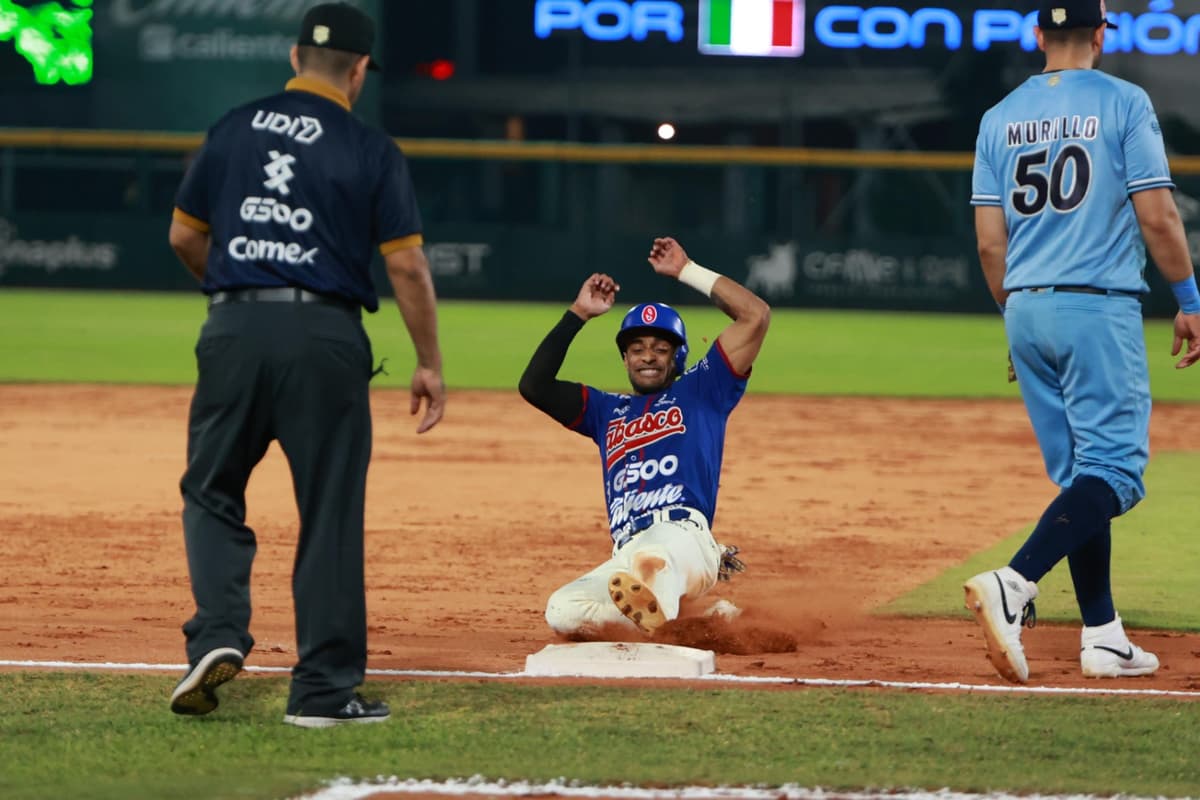 Domingo Leyba resuelve para Olmecas con oportuno hit en la séptima
