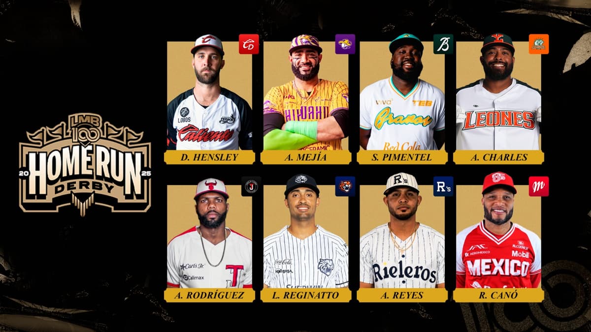 Definidos los ocho participantes del Home Run Derby LMB 2025