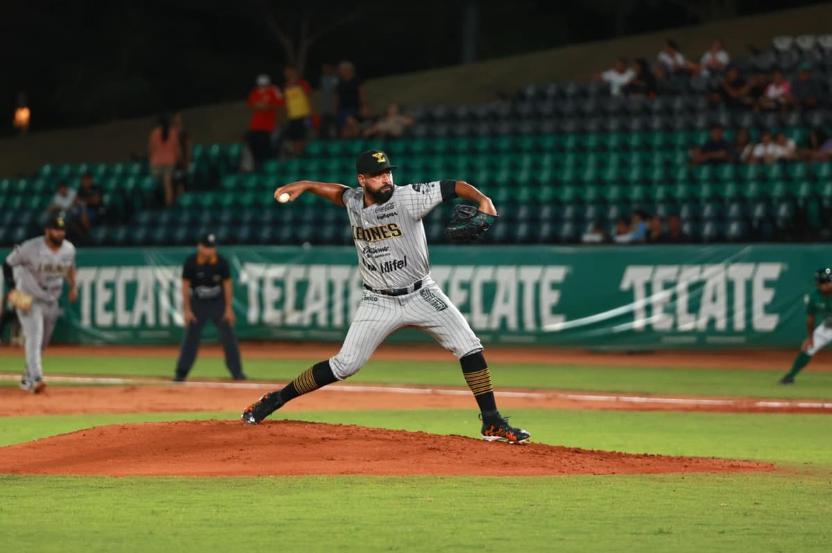 Con buen pitcheo Leones saca el triunfo