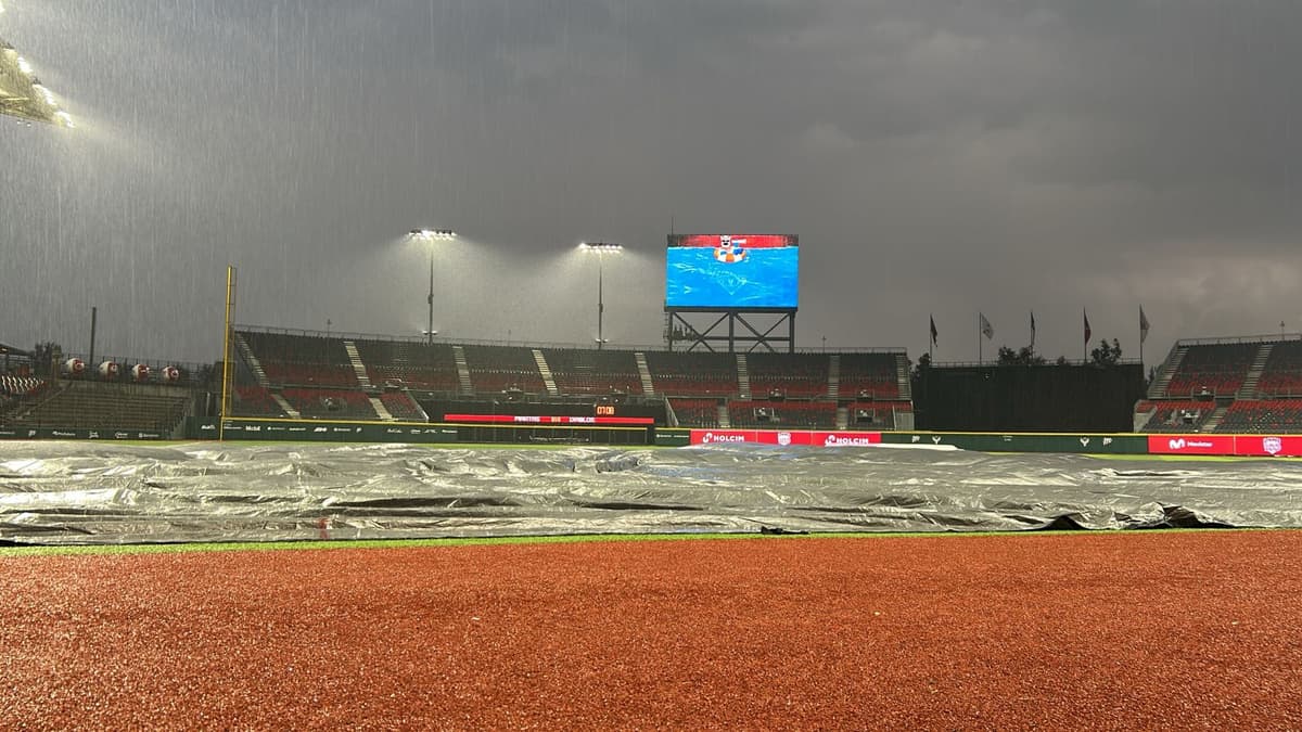 Juego pospuesto por lluvia en la Ciudad de México