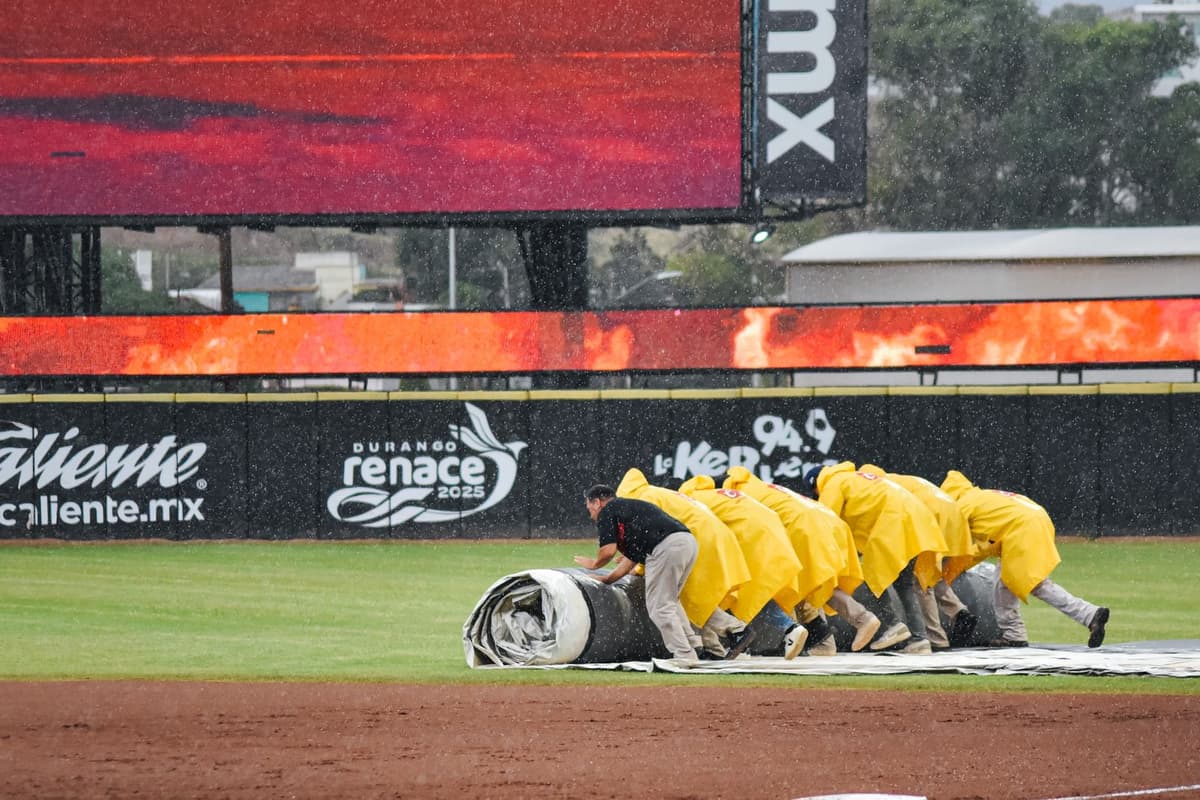 Juego pospuesto por lluvia en Durango
