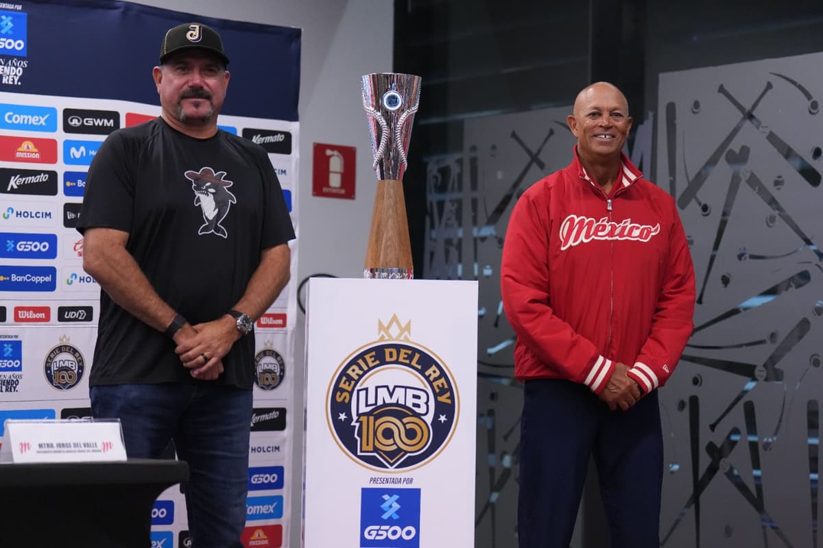 Charros y Diablos Rojos comparecen ante la prensa en la conferencia previa a la Serie del Rey presentada por G500