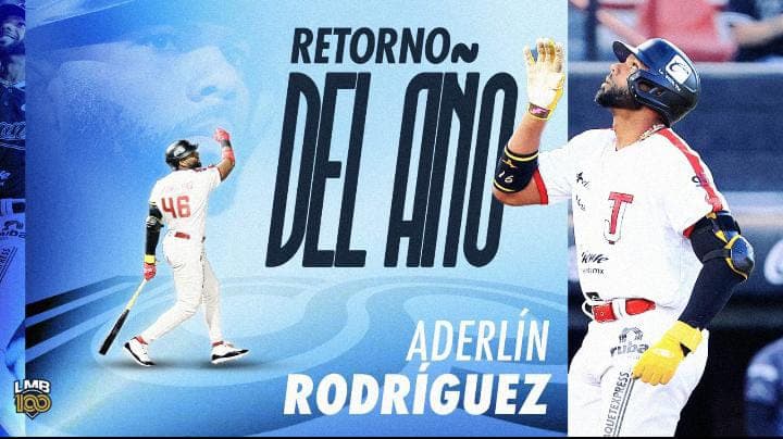 El poder de Aderlín Rodríguez lo catapulta al Retorno del Año 2025
