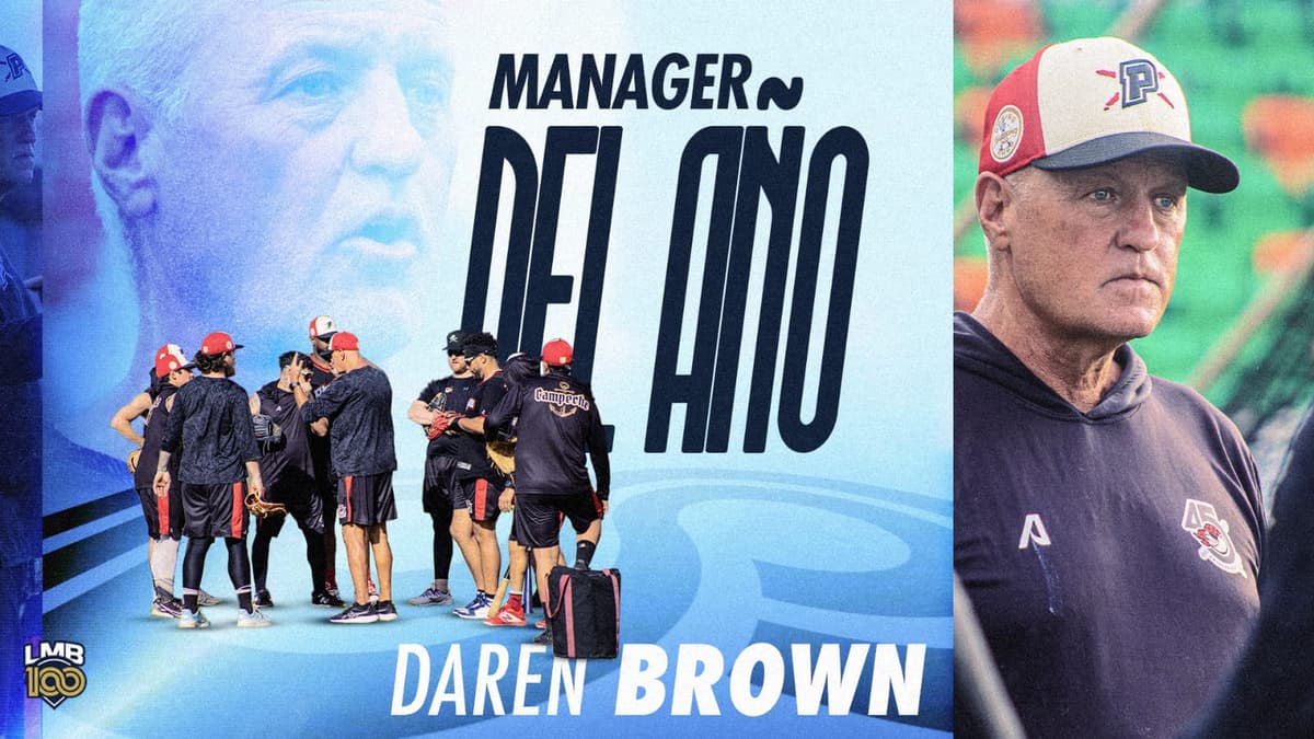 Daren Brown se lleva al galeón el premio del Manager del Año