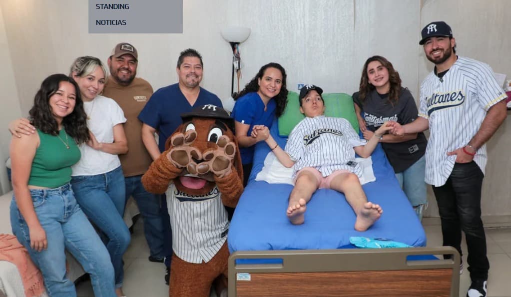 Javi Salazar y el Perro Sultán visitan a Andy, un gran aficionado de Sultanes