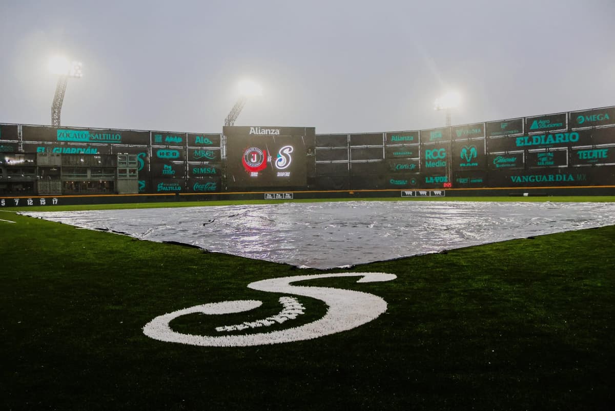 Juego pospuesto por lluvia en Saltillo
