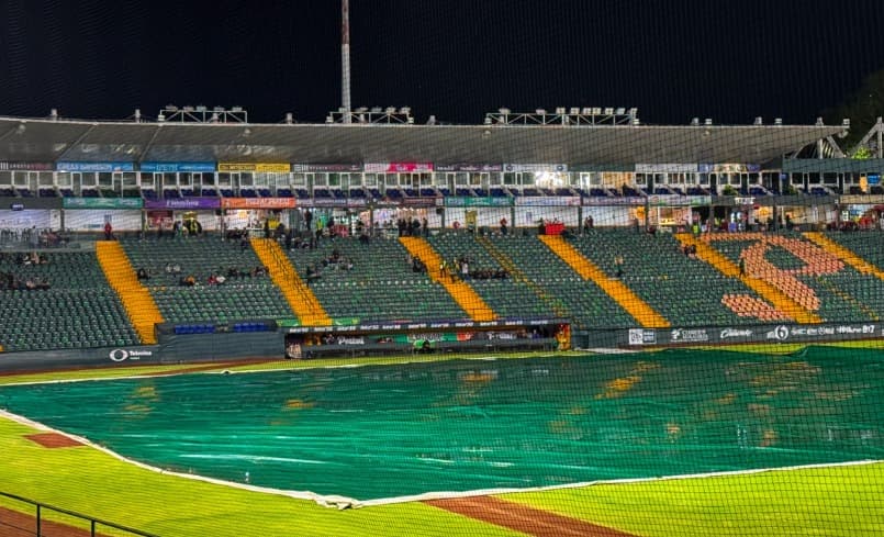 Juego pospuesto por lluvia en Puebla