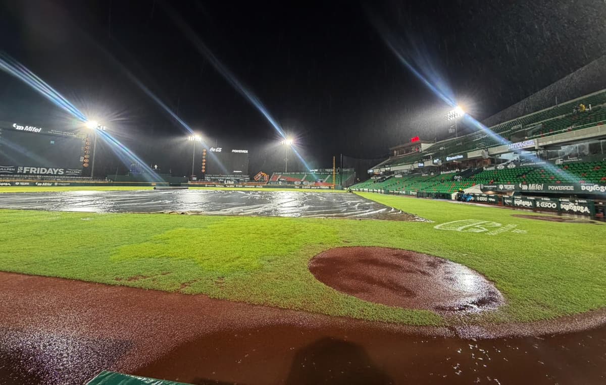 Pospuesto por lluvia el segundo de la serie entre Diablos Rojos y Leones
