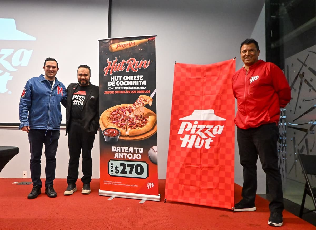 Pizza Hut y Diablos Rojos del México conectan el sabor del beisbol con una nueva experiencia gastronómica