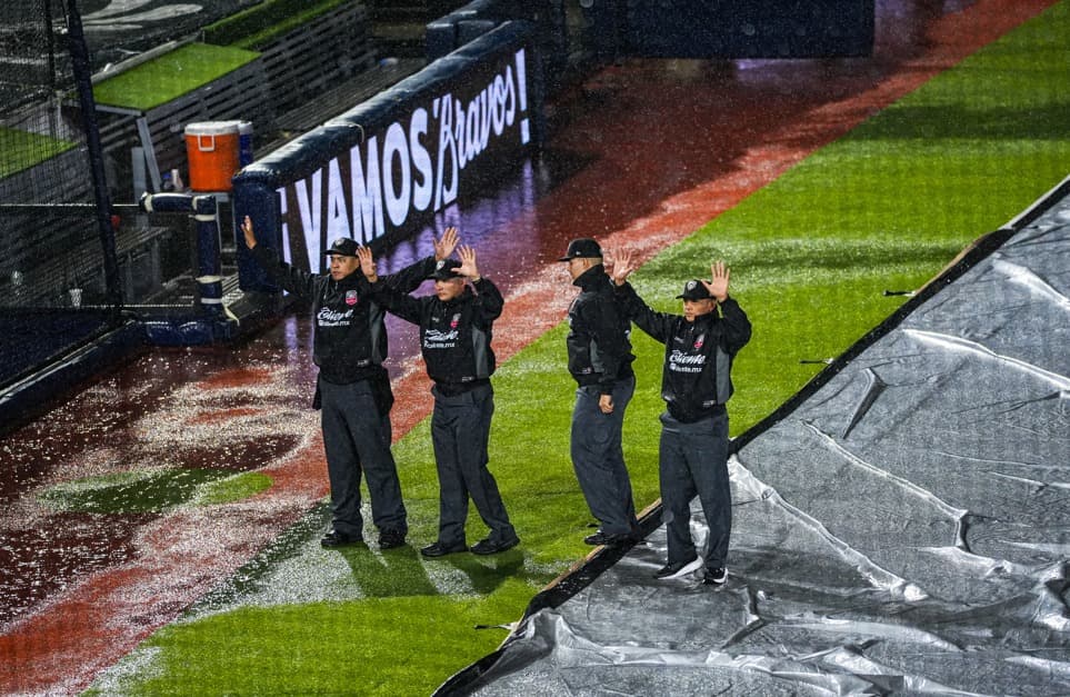 Pospuesto el primero de la serie entre Olmecas y Bravos, el miércoles habrá doble cartelera en La Fortaleza