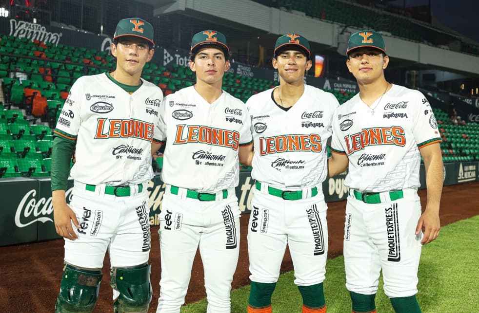 La Academia del Pacífico y Leones de Yucatán sigue dando frutos con cuatro debuts en la LMB