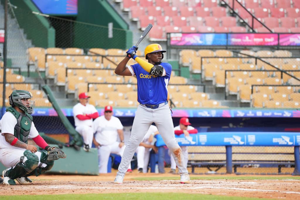 Rally de siete carreras de Colombia en el quinto rollo define juego ante México en los JCC 2026