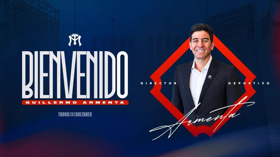 Guillermo Armenta, nuevo Director Deportivo de los Sultanes de Monterrey
