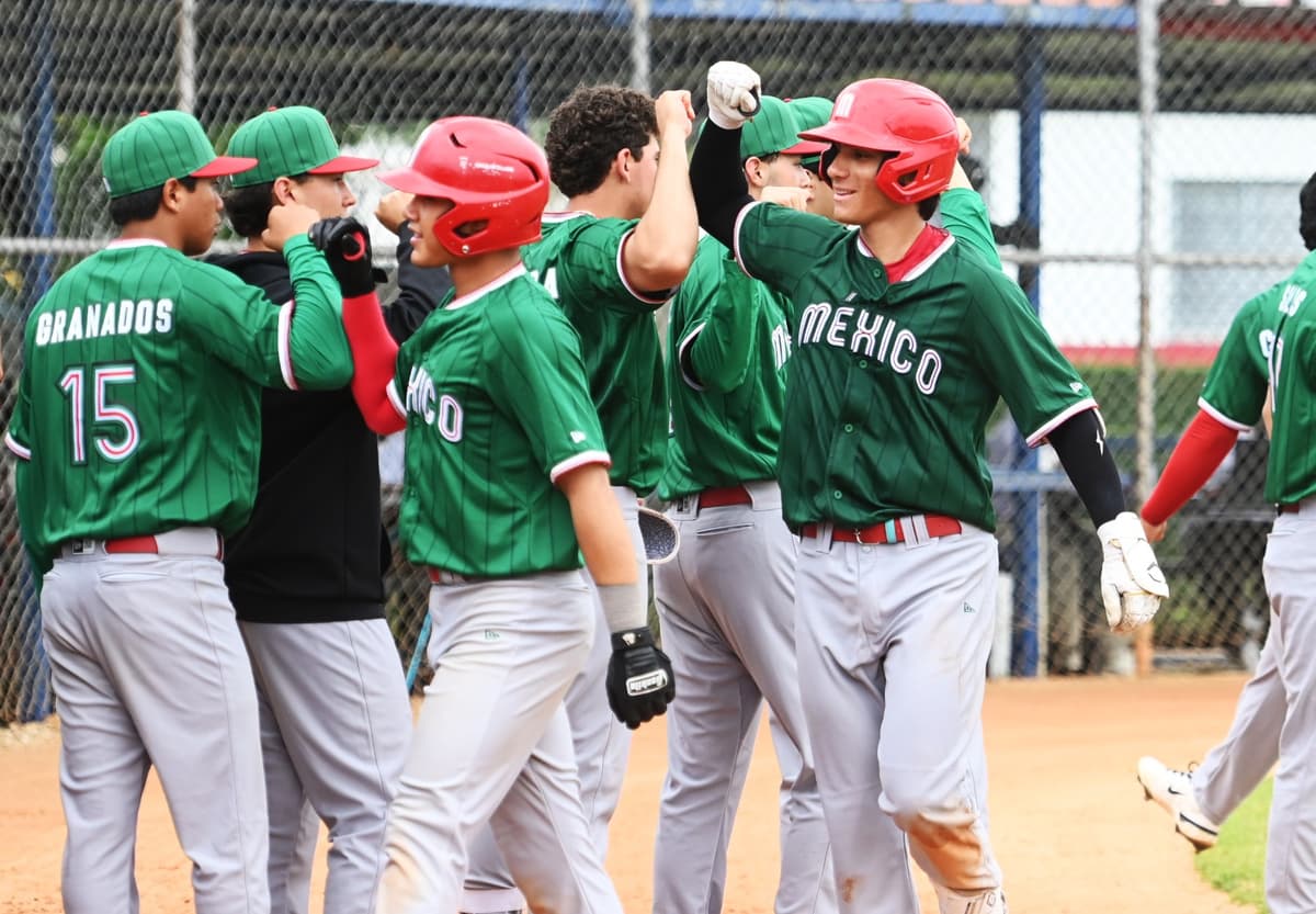 Jornada de cuatro jonrones para el triunfo de México sobre Curazao en el Panamericano U 18